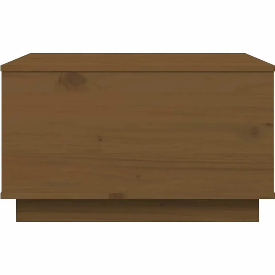vidaXL Salontafel 60x50x35 cm massief grenenhout honingbruin