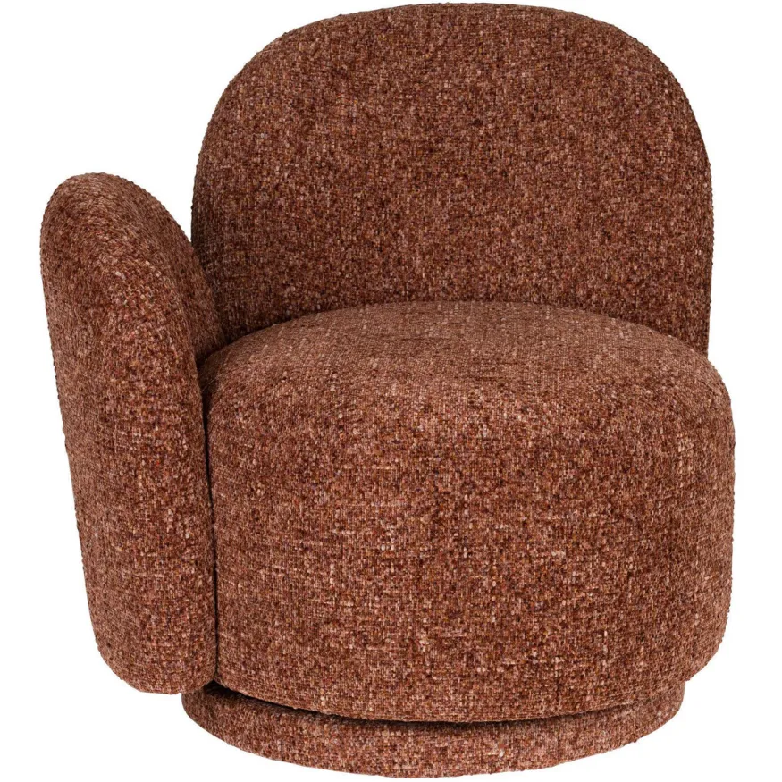 Dutchbone fauteuil Rose bordeaux rood