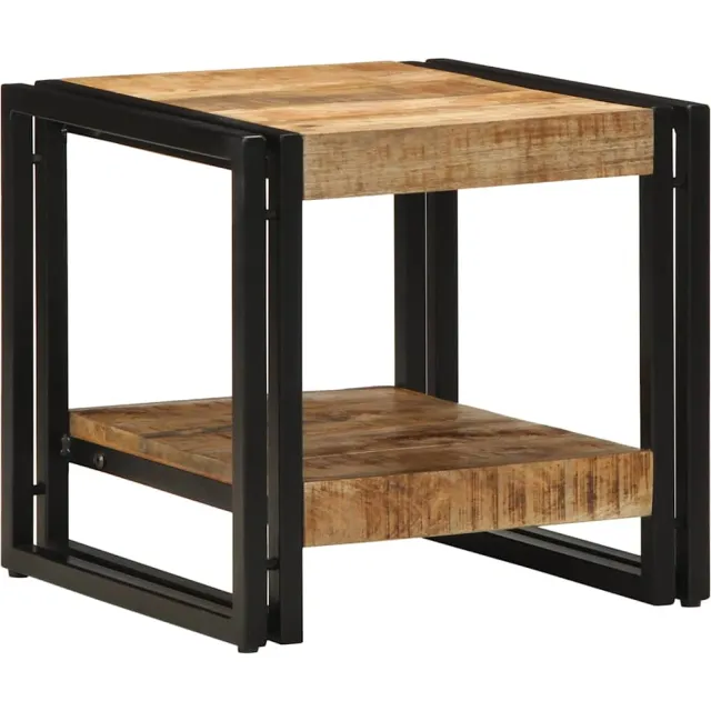 vidaXL Salontafel Bruin 40 x 40 x 38 cm Massief Mango Hout