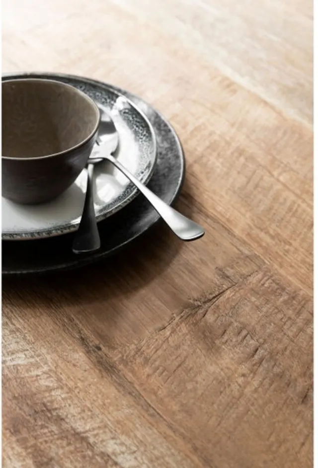 DTP Home Metropole salontafel rond teakhout naturel - Ø90 x 38 cm