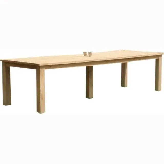 AVH-Outdoor Tuinmeubelen Old Java dining tuintafel 320x110xH79 cm teak Bruin / Terre