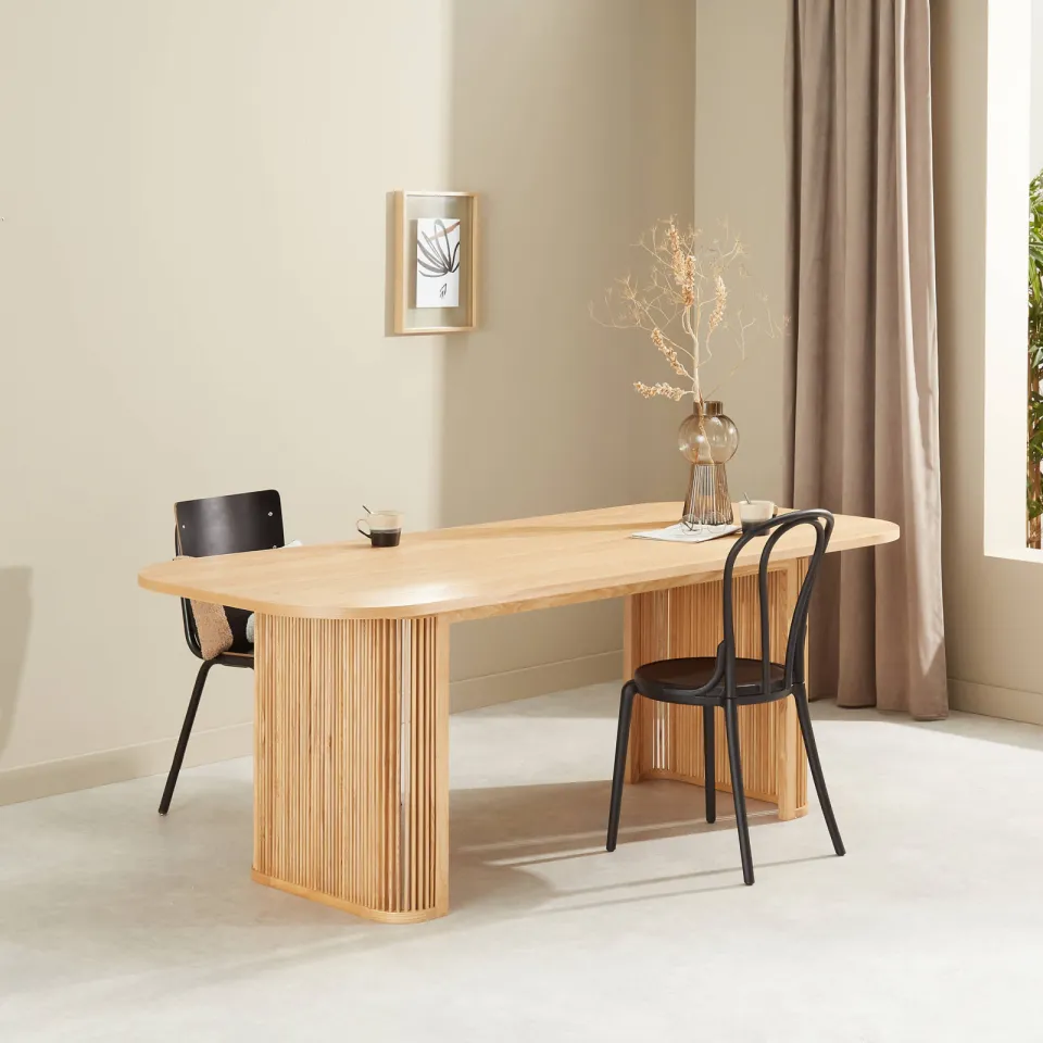 NOUS Living eetkamertafel Capana (90x210 cm) naturel, foto 3
