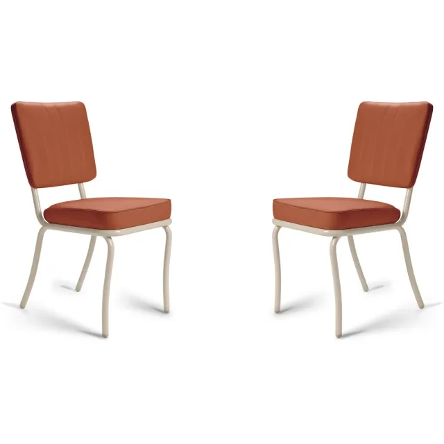 Bel Air Retro Fifties Furniture Arcade MP OffWhite Terra Set van 2