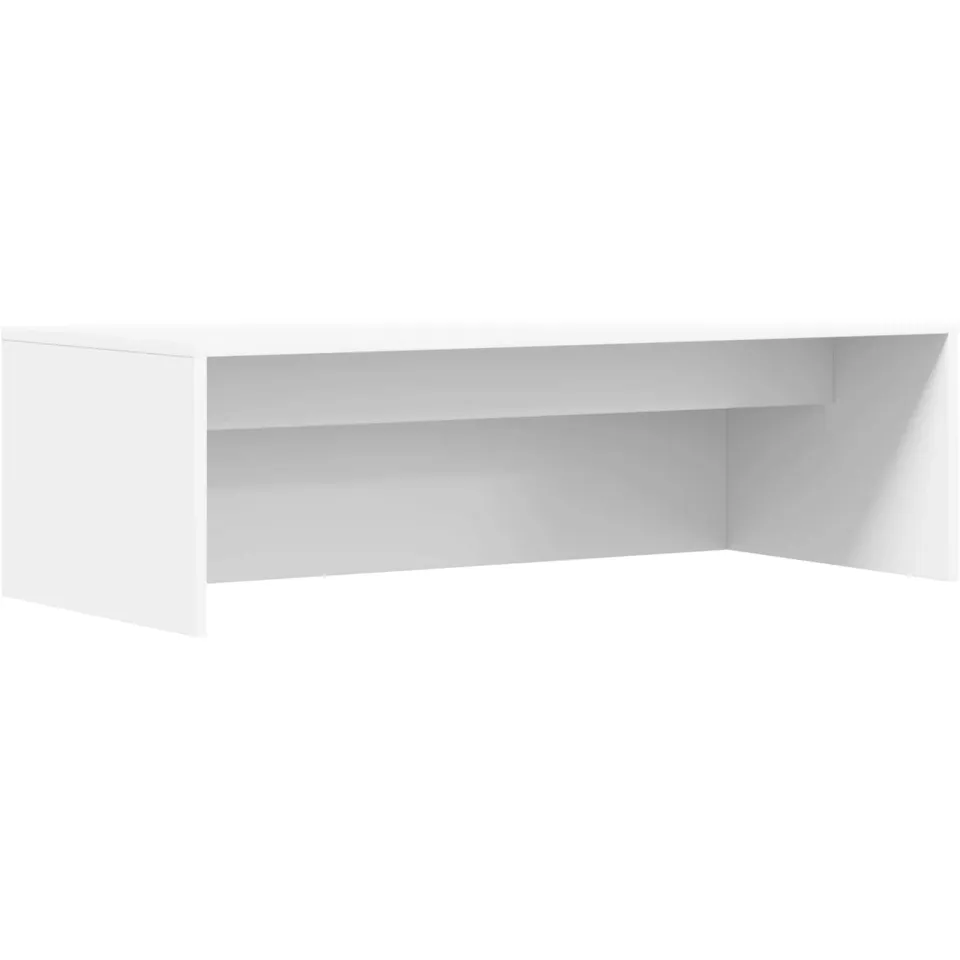 vidaXL Wandbureau Wit 100 x 45 x 30 cm Bewerkt hout, foto 3