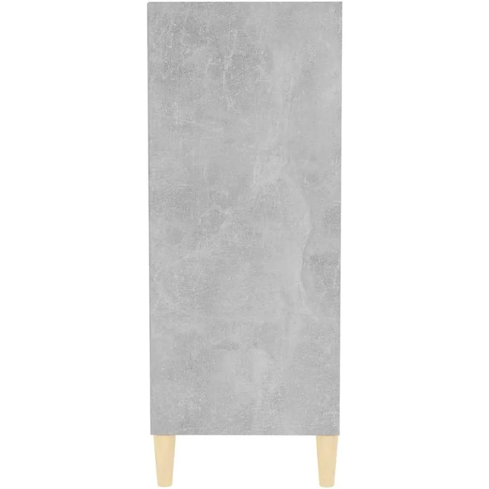 vidaXL Dressoir 57x35x90 cm bewerkt hout betongrijs grijs, foto 4