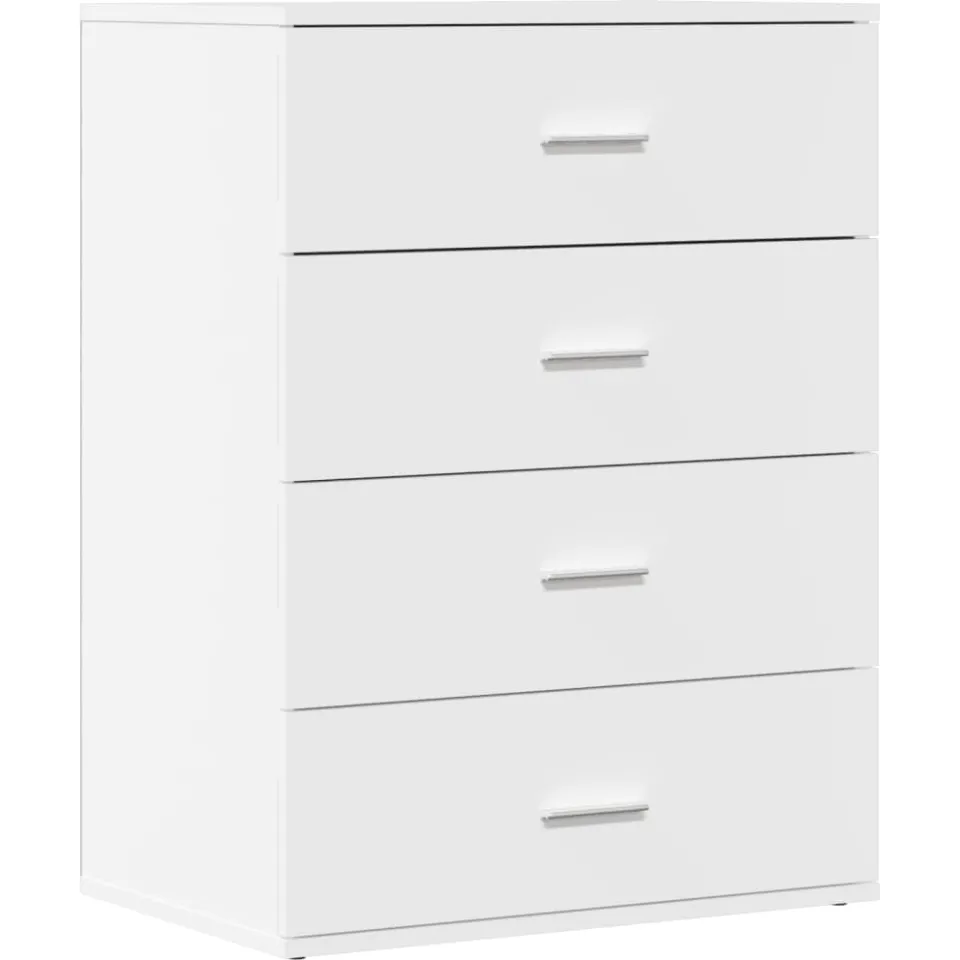 vidaXL Dressoir 60x39x80 cm bewerkt hout wit