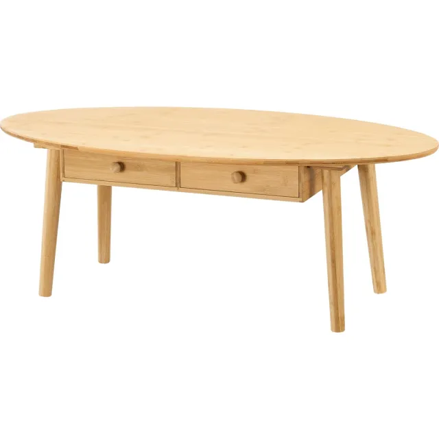 en.casa Salontafel Harboøre 37x100x48 cm bamboe houtkleurig