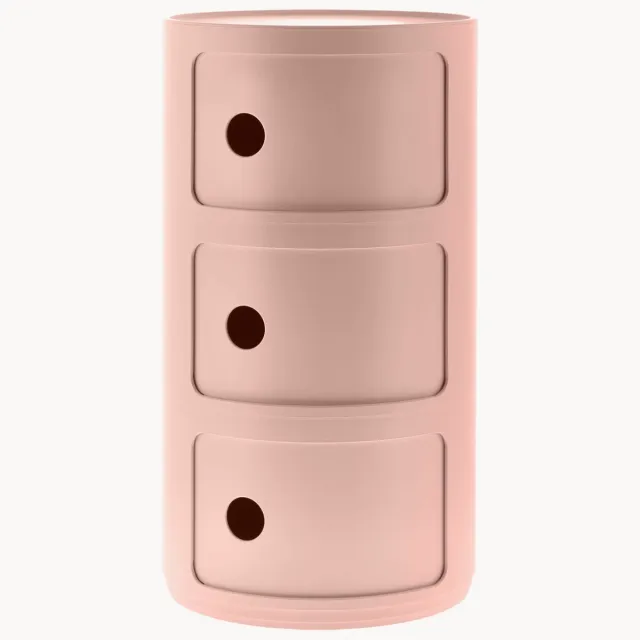 Kartell Design container Componibili, 3 modules, H 59 cm Dieproze