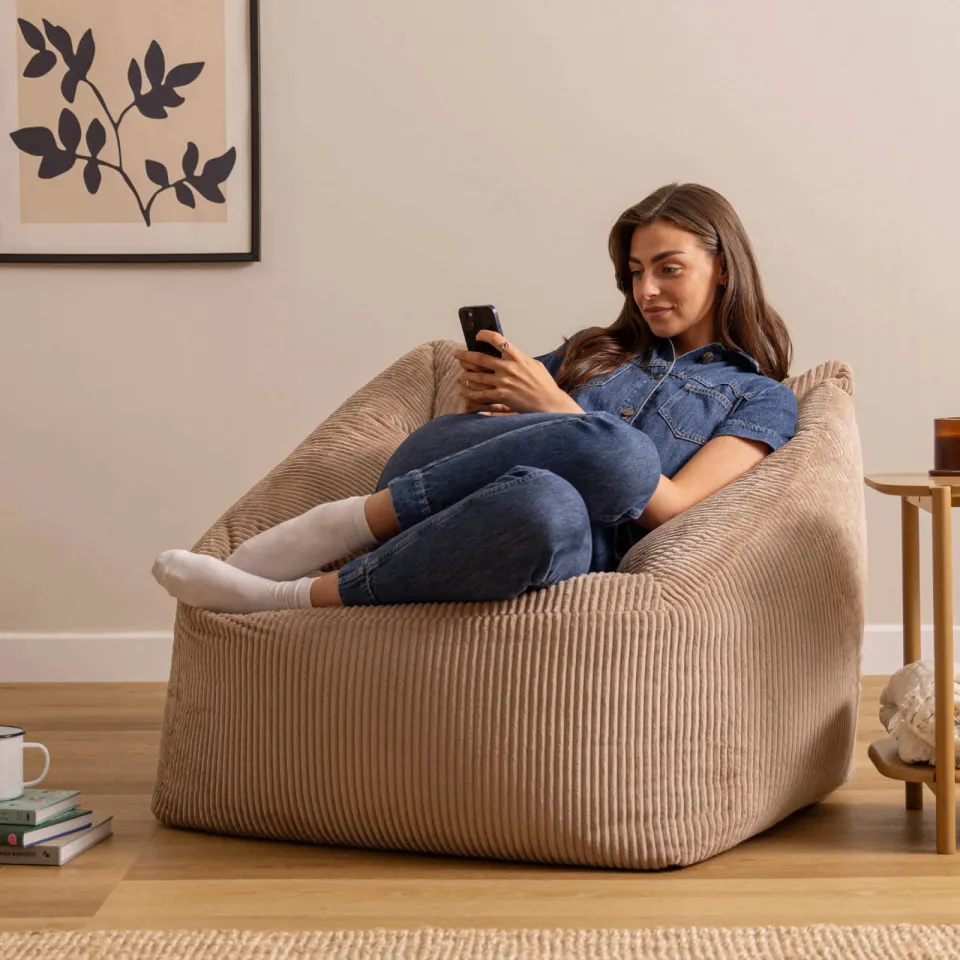 iCON Zitzak Fauteuil Natalia bruin, foto 5