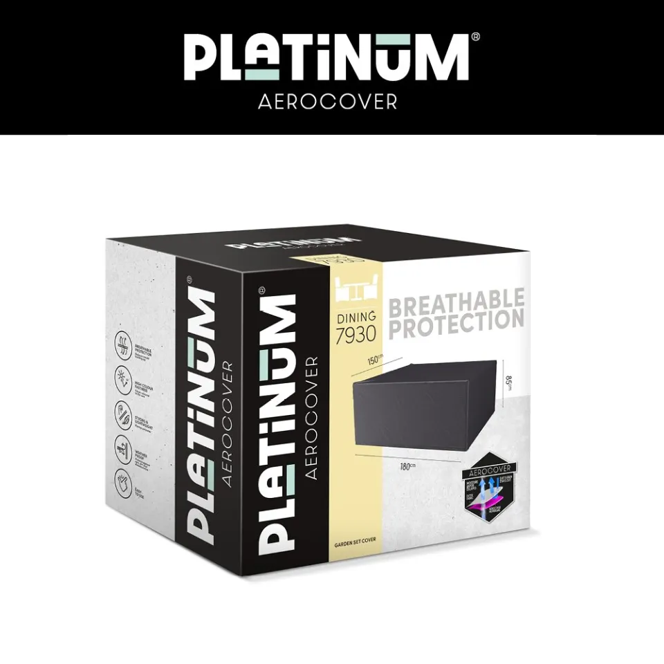 Platinum AeroCover loungesethoes L-vorm 235 x 235 x 100 x 70 cm