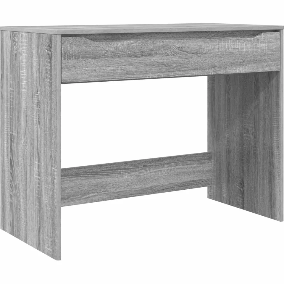 vidaXL Bureau Grijze Sonoma 100 x 50 x 78 cm Geconstrueerd hout Grijs