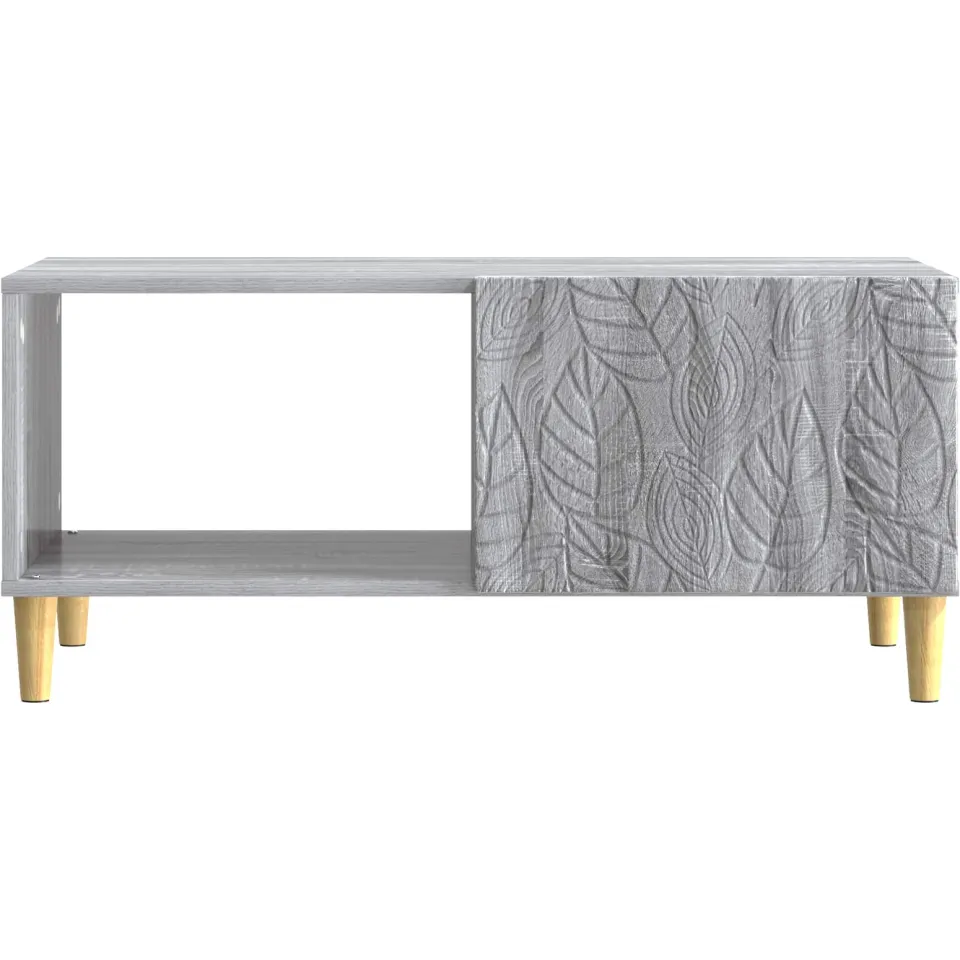 vidaXL Salontafel Grijs Sonoma 90 x 50 x 40 cm Bewerkt hout, foto 4
