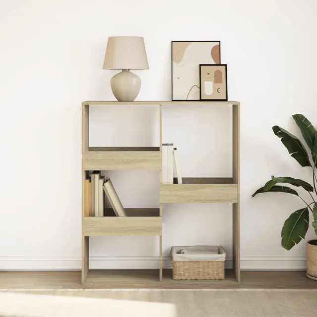 vidaXL Boekenkast / kamerscherm 100x33x115 cm sonoma eikenkleurig Bruin