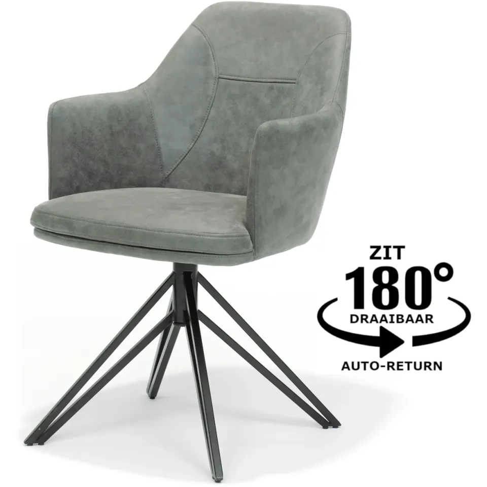 armstoel Melvin groen, foto 2