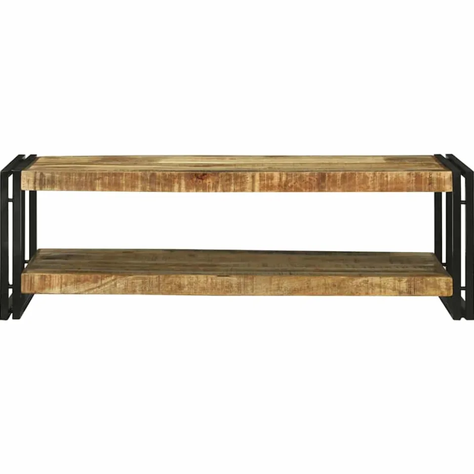 vidaXL Salontafel Bruin 120 x 50 x 38 cm Massief Mango Hout, foto 2