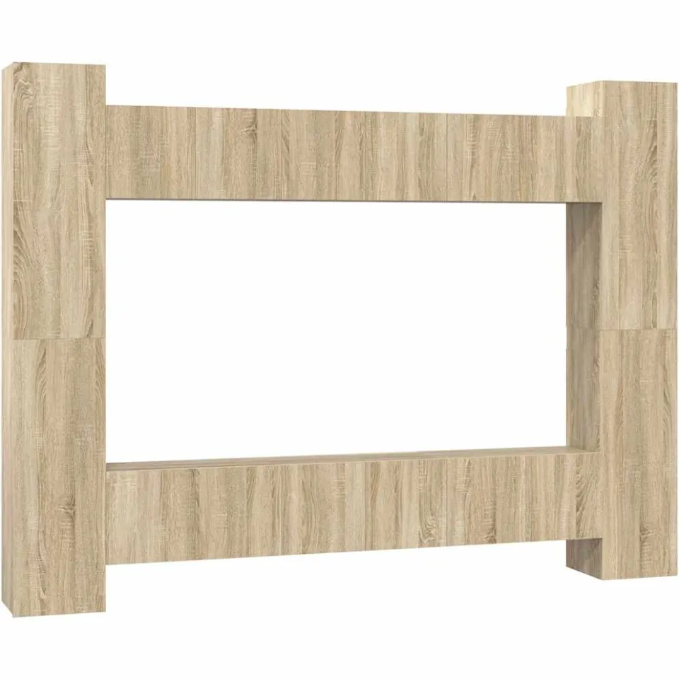 vidaXL 10-delige Tv-meubelset bewerkt hout sonoma eikenkleurig, foto 3