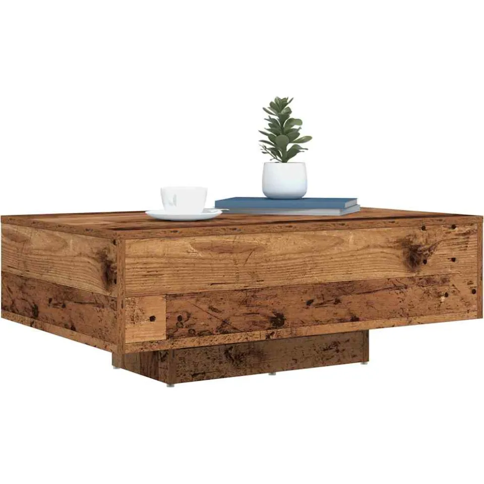 vidaXL Oud hout 85 x 55 x 31 cm Bewerkt hout Bruin