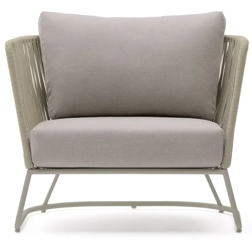Kave Home Saconca tuinfauteuil beige, foto 3