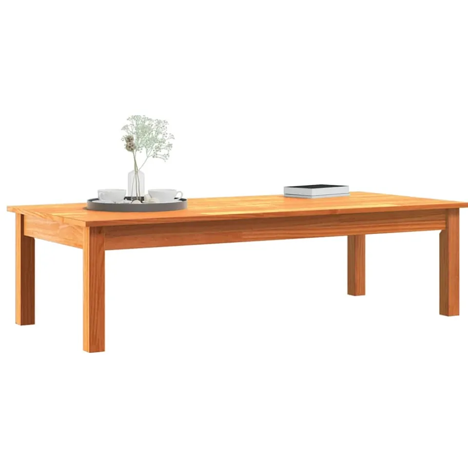 vidaXL Salontafel Wasbruin 110 x 50 x 30 cm Massief grenenhout