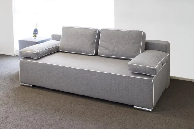 Mörgenn Morgenn Slaapbank Basic - Bedbank - Logeerbank - 100x200 cm - Grijs