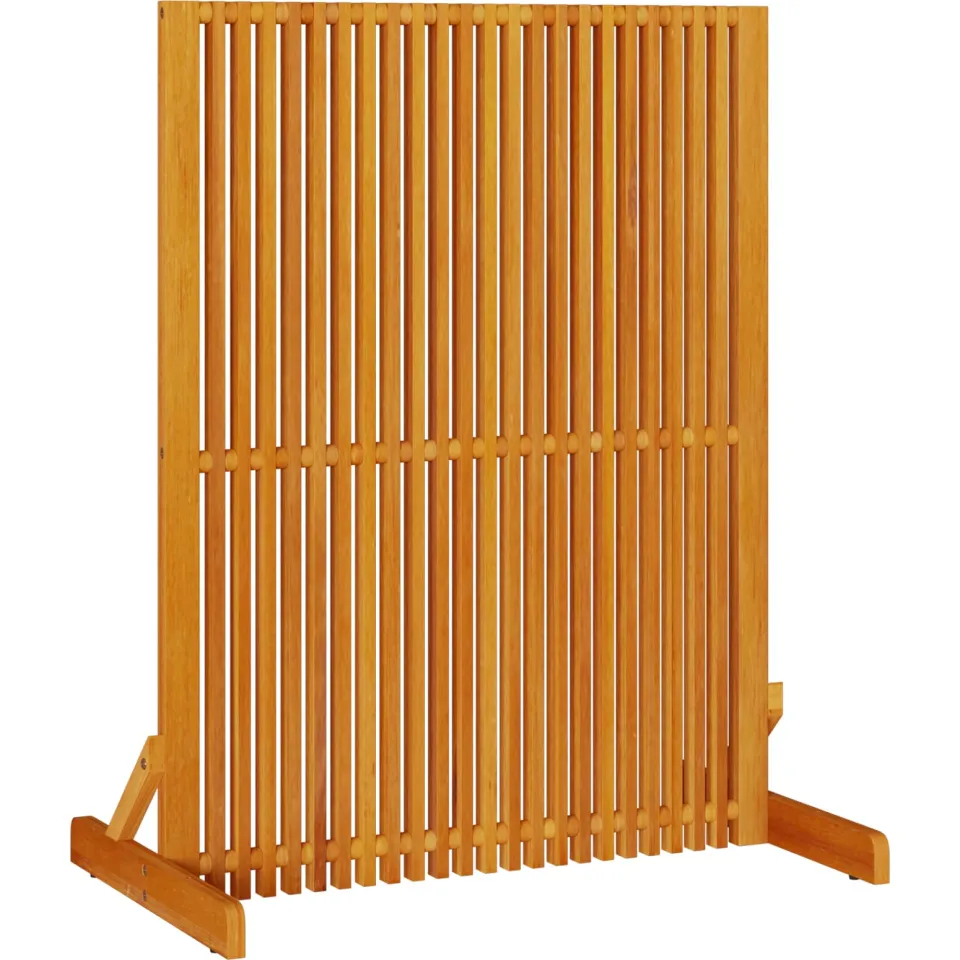 vidaXL Privacyscherm Bruin 79,5 x 50 x 110 cm Massief Acaciahout, foto 4