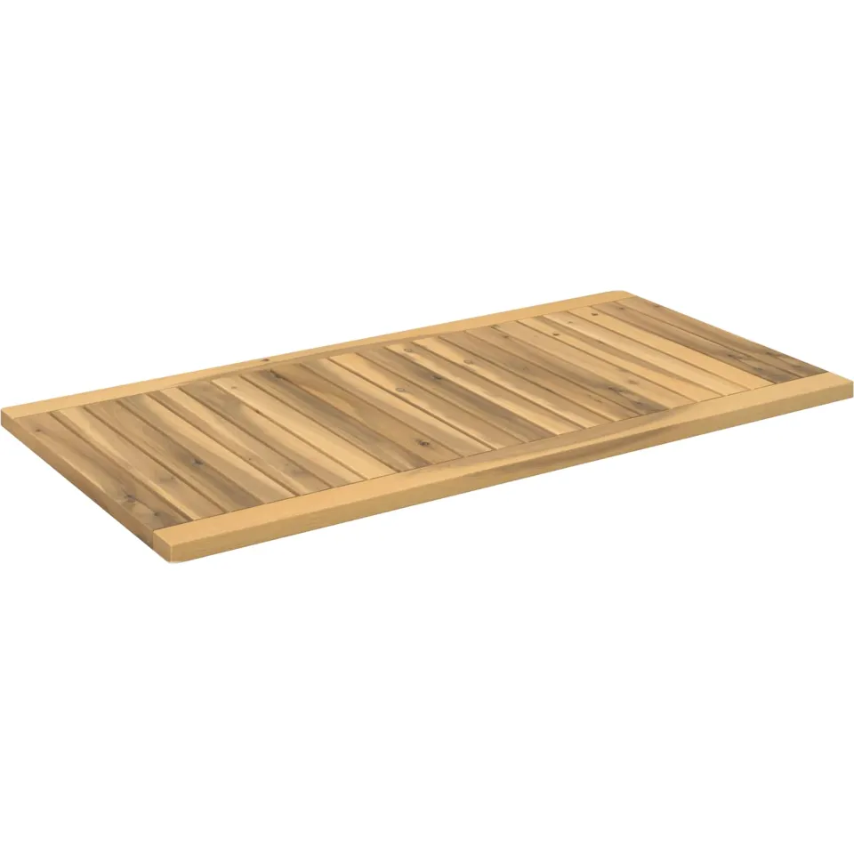 vidaXL Tafelblad 88,5 x 45 x 2 cm Rechthoekig Massief Acaciahout Bruin