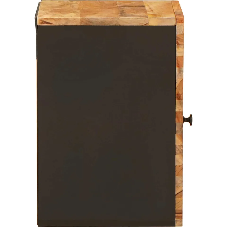 vidaXL Badkamer Hangkast Naturel 38 x 33 x 48 cm Massief Mango Hout, foto 4