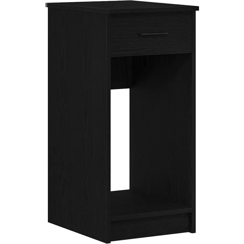 vidaXL Computertorenstandaard met lade 35x45x77 cm zwart, foto 3
