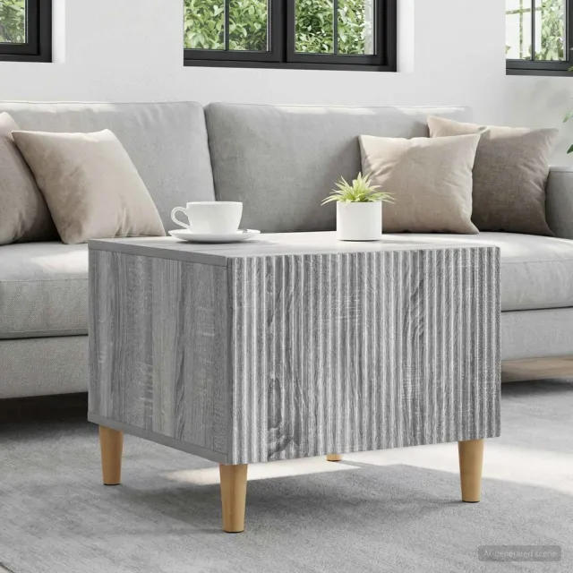 vidaXL Salontafel met lade Grijs sonoma 49 x 50 x 40 cm Bewerkt hout