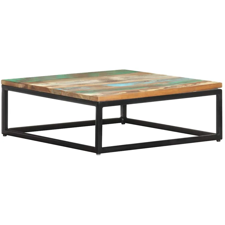 vidaXL 2-delige Salontafelset massief gerecycled hout bruin, foto 4