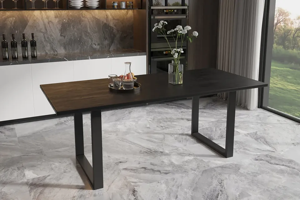 eettafel Nena zwart, foto 4