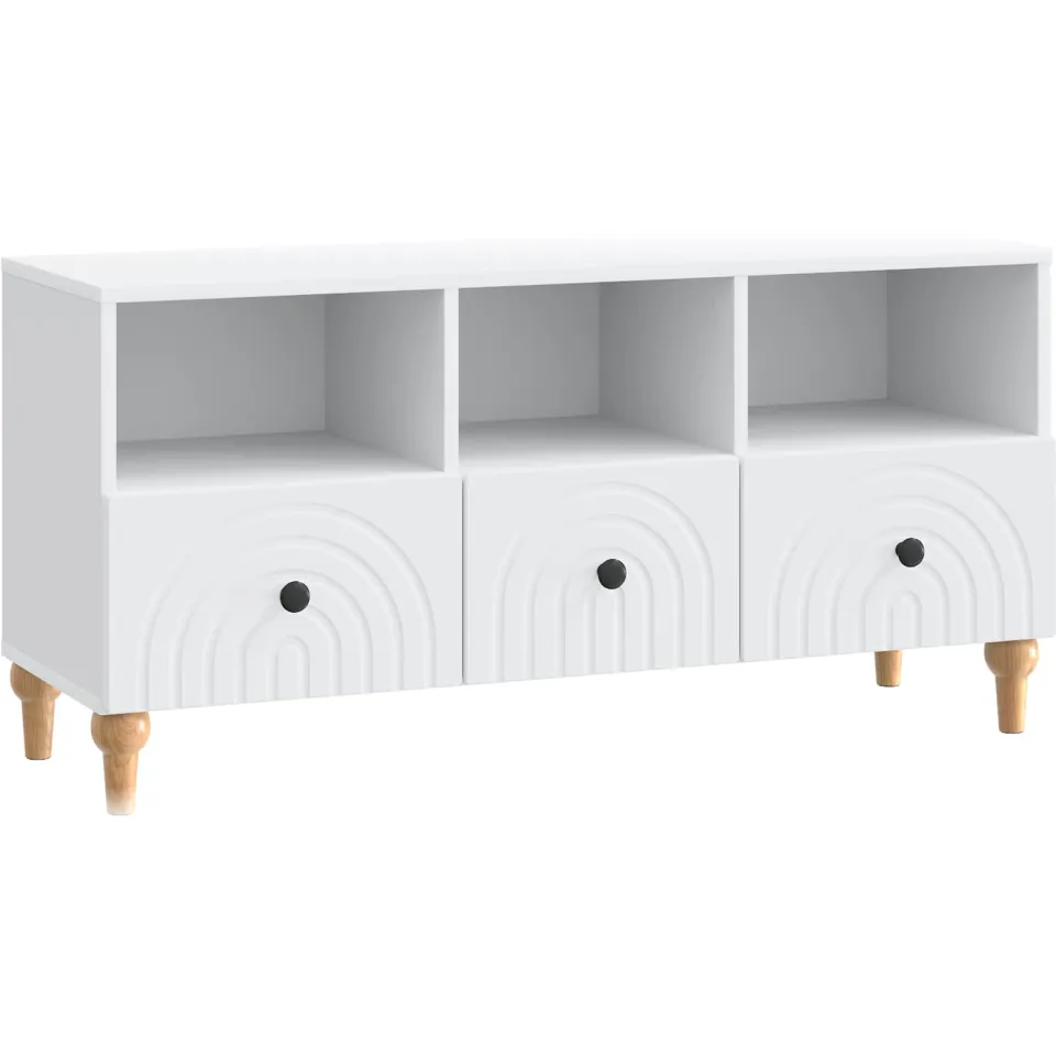 vidaXL TV-kast Wit 102 x 34,5 x 50 cm Geconstrueerd hout, foto 3