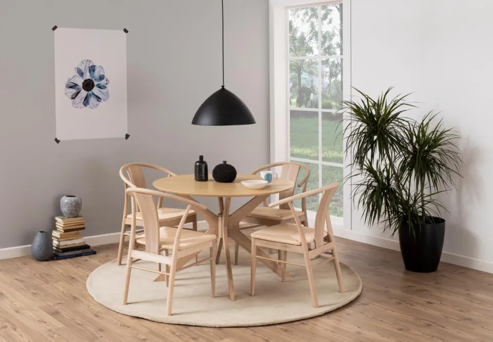 Bendt Evald ronde eettafel eiken naturel, foto 6