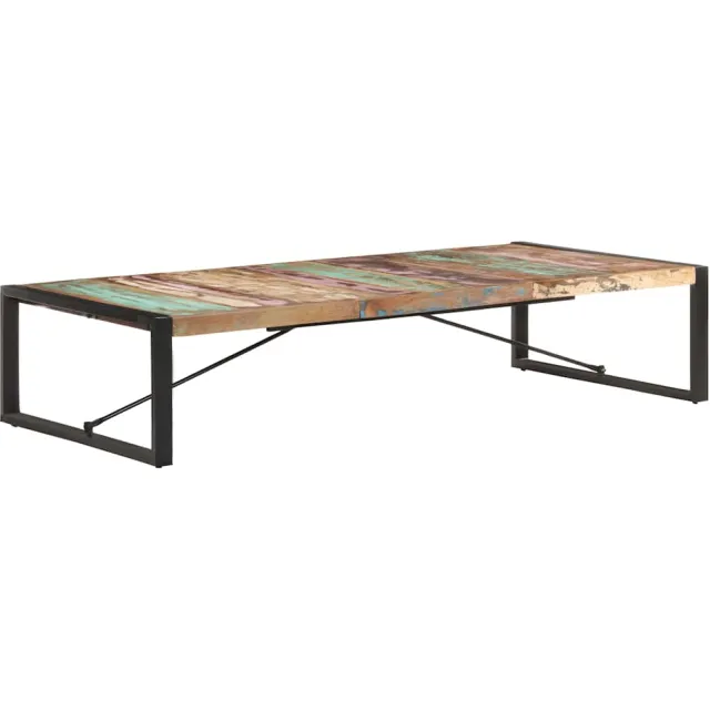 vidaXL Salontafel 180x90x40 cm massief gerecycled hout bruin, foto 2