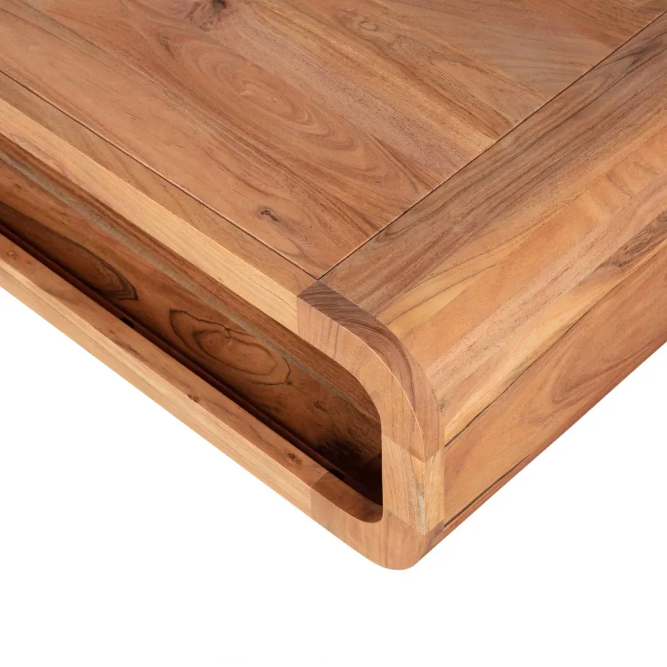 WOOOD Kin Salontafel - Hout - Naturel - 32x120x60, foto 4