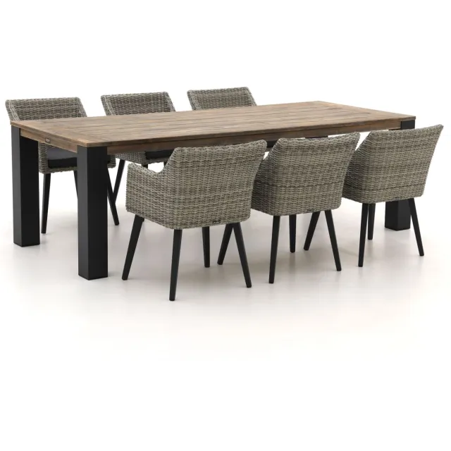 Manifesto Furniture Manifesto Matese/ROUGH-X 240cm dining tuinset 7-delig grijs, foto 2