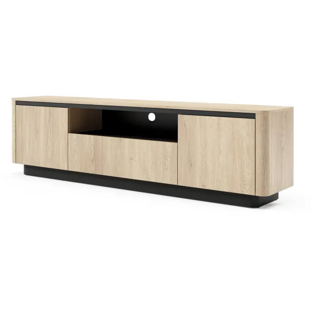 Selsey Tavo - TV-lowboard met 2 deuren, Cremona Eiken, 187 cm