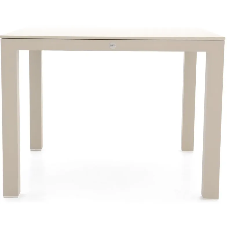 Suns Monte Vari dining tuintafel 100x100x75cm taupe, foto 3