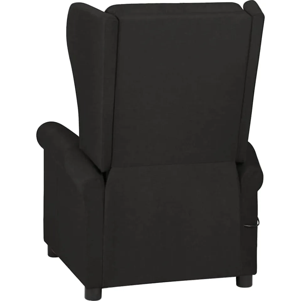 vidaXL Massagestoel stof zwart, foto 3