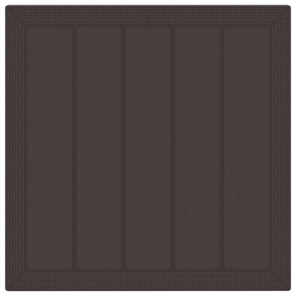 vidaXL Tuin Eetset 3 st Bruin Polypropyleen, foto 4