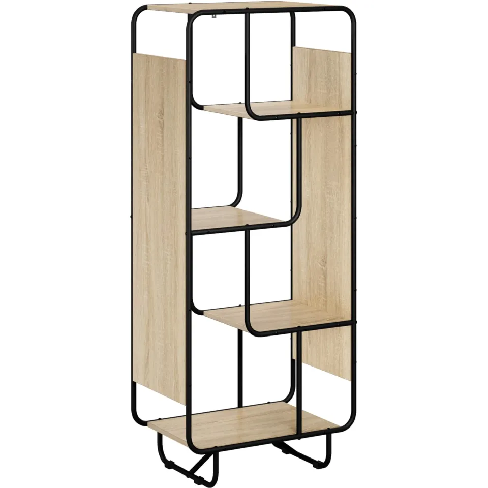vidaXL Hoge kast Sonoma Eiken 60 x 37,5 x 144 cm Bewerkt hout, foto 3