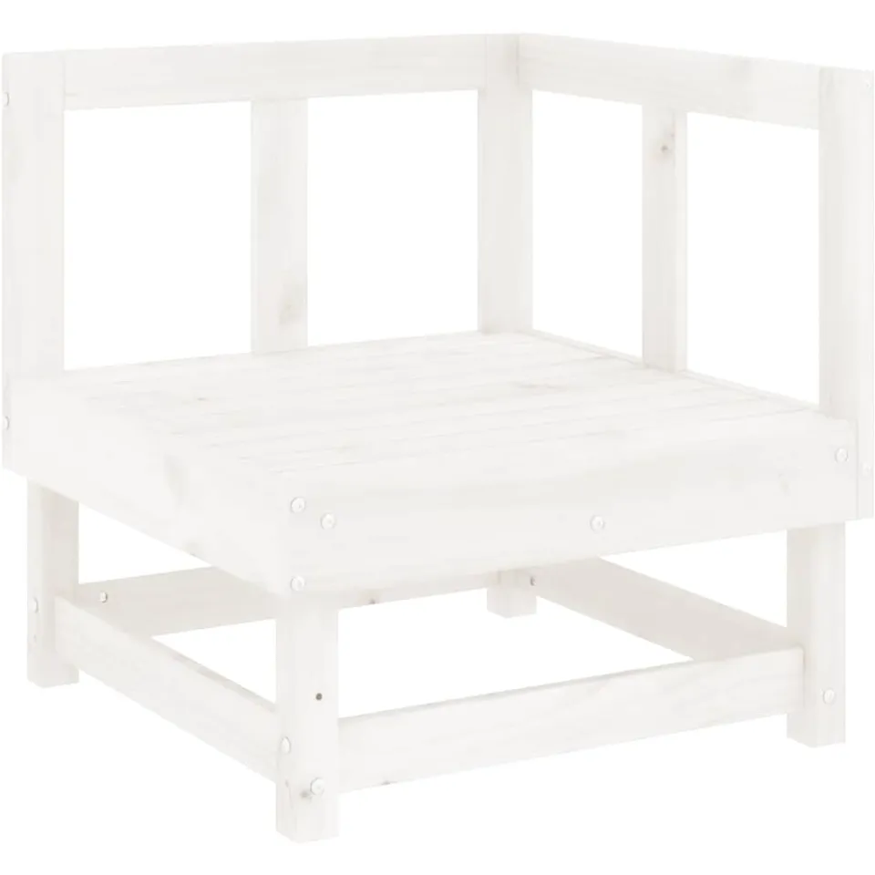 vidaXL 7-delige Loungeset massief grenenhout wit, foto 3