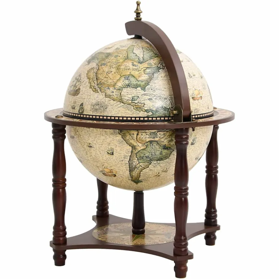 vidaXL Globebar massief eucalyptushout bruin, foto 4