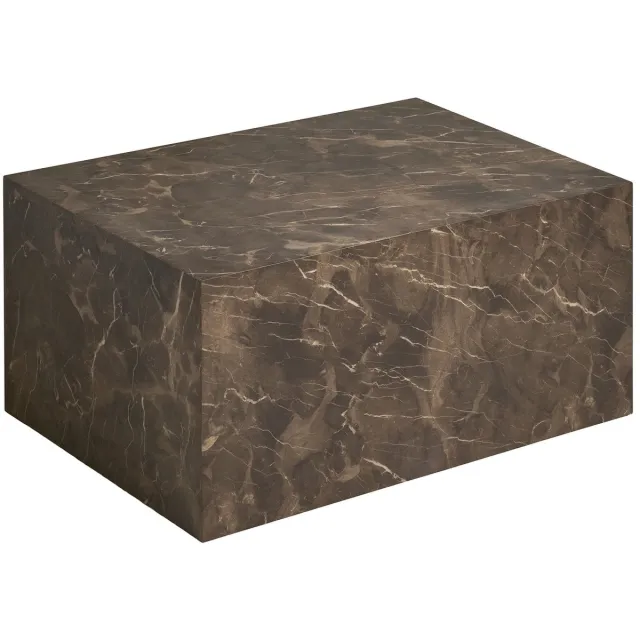 House Nordic Salontafel Prague - Rechthoek Bruin Marmerlook - 80x60x40cm