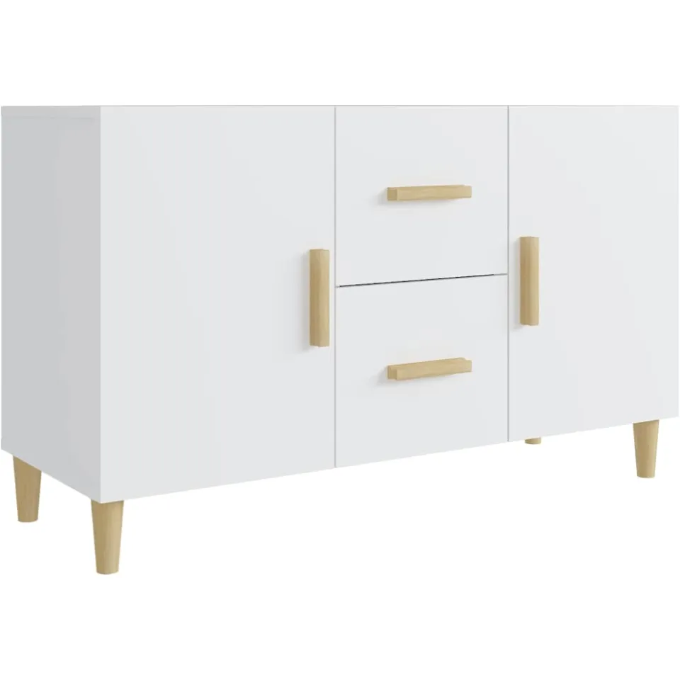 vidaXL Dressoir 100x36x60 cm bewerkt hout wit