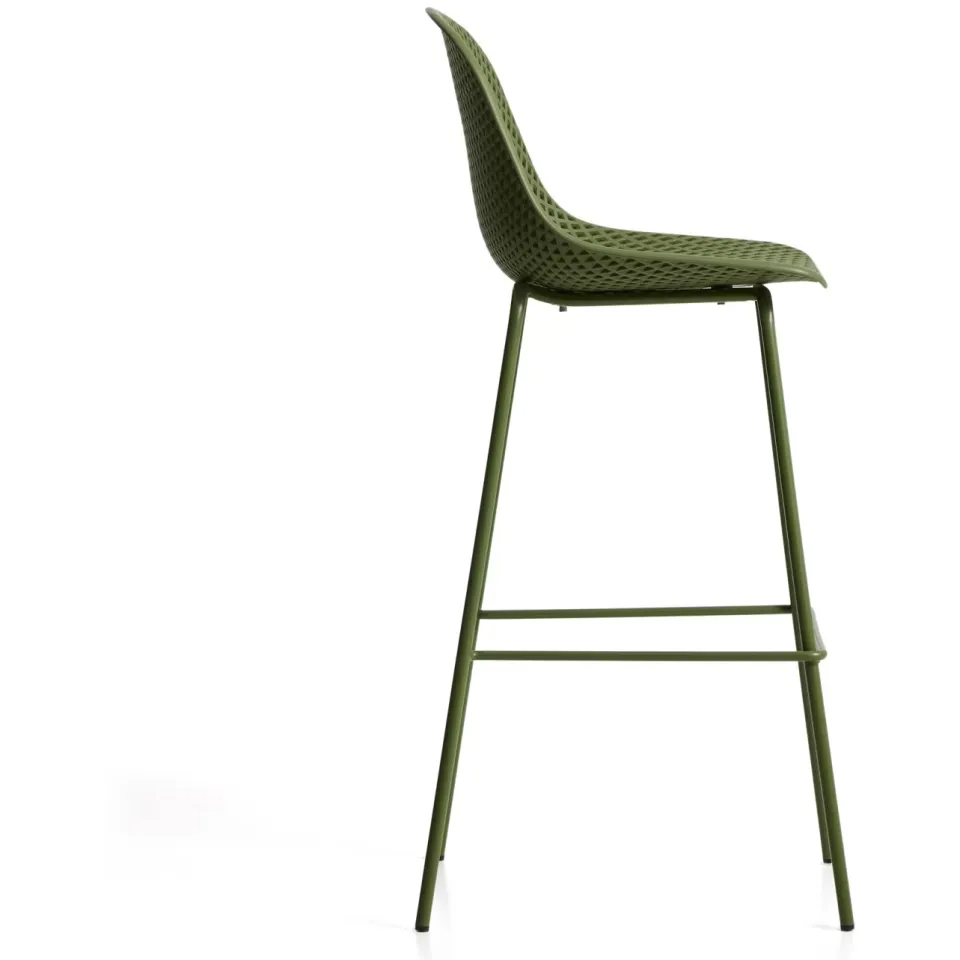 Kave Home Quinby barkruk groen, foto 2