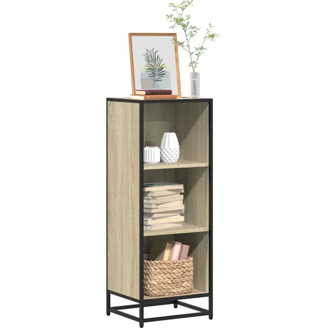 vidaXL Boekenkast 40x35x107,5 cm bewerkt hout sonoma eikenkleurig Bruin