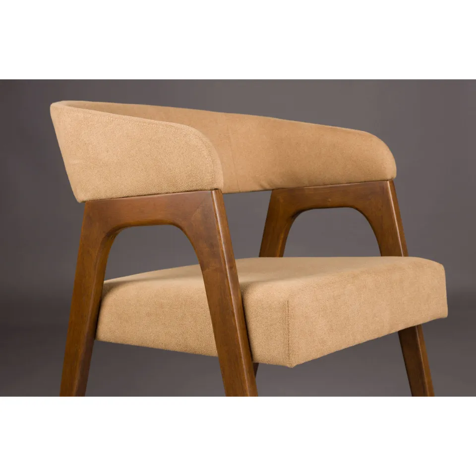Dutchbone Adamello eetkamerstoel beige, foto 8