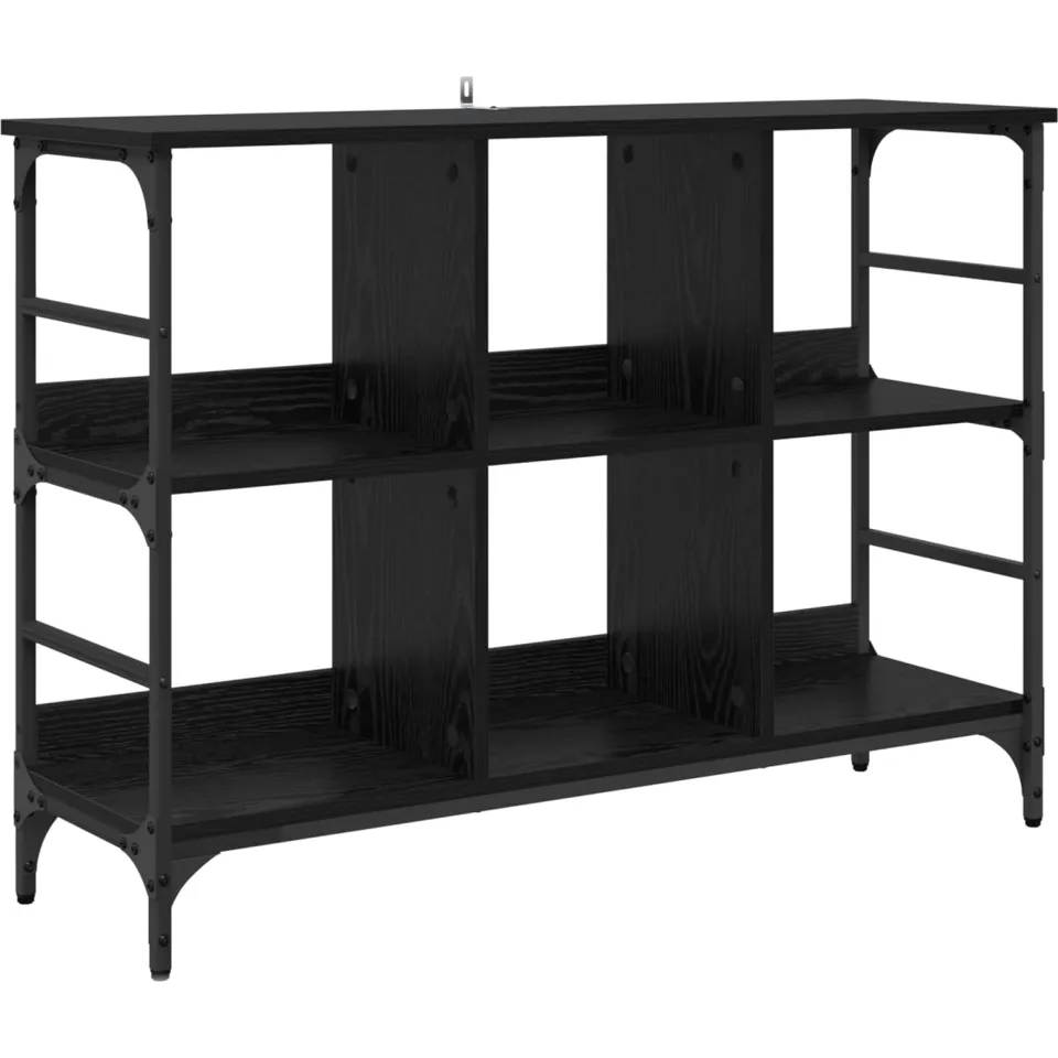 vidaXL Dressoir Zwart Eiken 102 x 32 x 73,5 cm, foto 3
