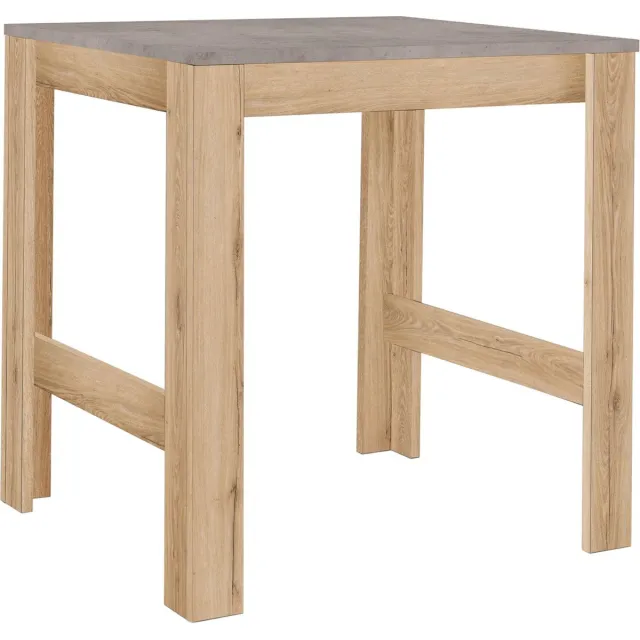 Gautier Multifunctionele keukentafel barhoogte 95 cm - verlengbaar 91-131 cm EXIT eik grijs beton bruin